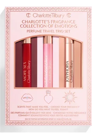 Charlotte Tilbury Collection of Emotions Fragrance Travel Trio Set