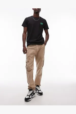 Tommy Hilfiger Ryan straight leg cargo trousers in beige