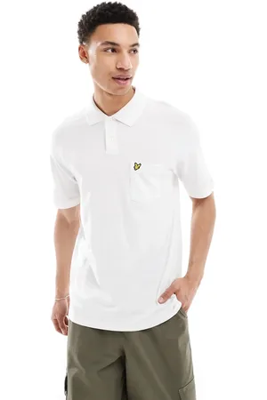 Lyle & Scott Ss polo shirts linen blend polo shirt in 626