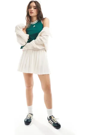adidas Adidas Training Adidas heritage tennis classic skirt in chalk