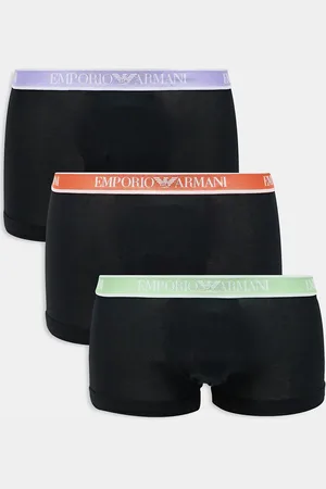 Emporio Armani Bodywear 3 pack core logoband trunks in