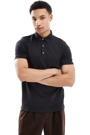 Lyle & Scott Ss polo shirts twill texture polo shirt in w835 lacquer