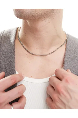 ASOS Textured rope chain necklace in tone