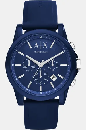 Armani Exchange AX1327 Chronograph Silicone Watch In