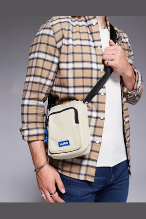 Hugo Blue Vytal crossbody bag in beige