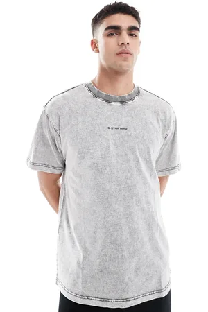 G-Star Oversized t-shirt in acid wash with centre logo print