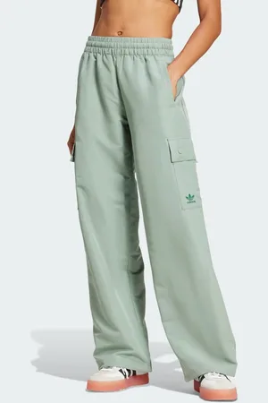 adidas Essentials woven cargo pants in silver