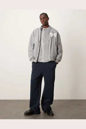 Sister Jane Unisex bow embroidered bomber jacket in