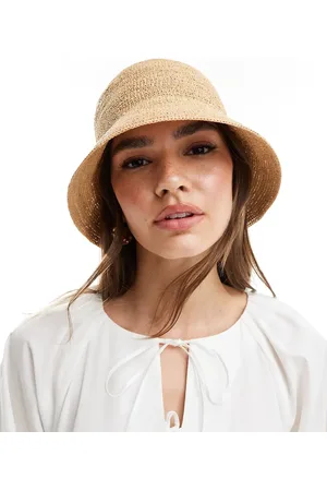 & OTHER STORIES Straw bucket hat in natural