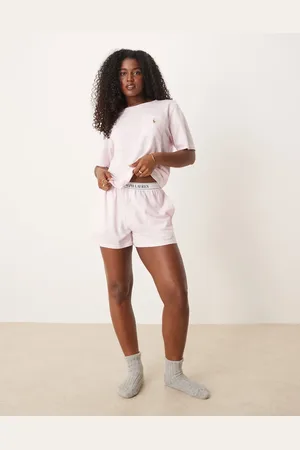 Ralph Lauren Pique short sleeve top & shorts pyjama set in lady