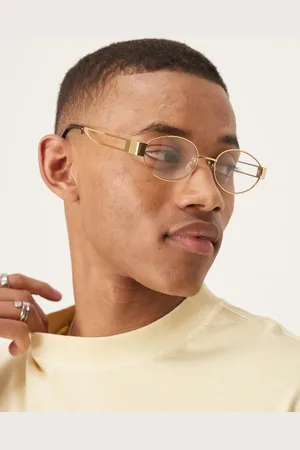 ASOS Round metal sunglasses in with clear lens