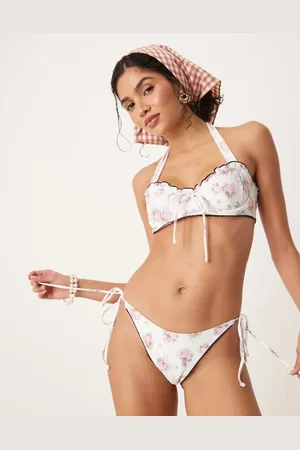 For Love & Lemons Cordelia Bikini bottom co-ord in floral