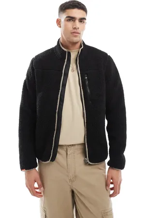 Superdry Outdoor full zip fleece in contrast