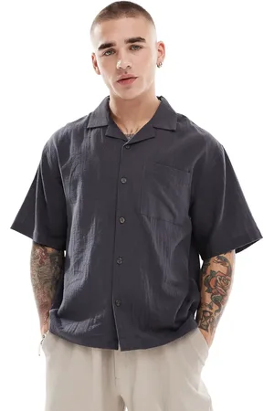 Cotton On Cotton On cheesecloth short sleeve box fit shirt in