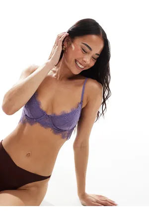Cotton On Cotton On eyelash underwire bra in haze