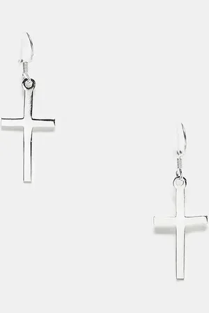 Kingsley Ryan Cross earrings in sterling