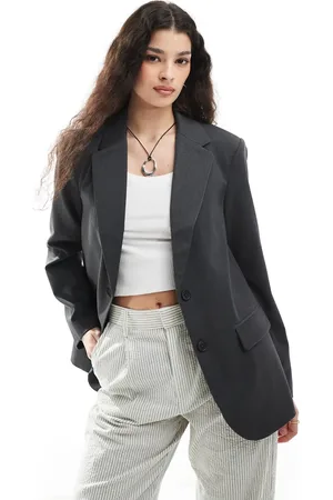 Cotton On Lolita blazer in charcoal