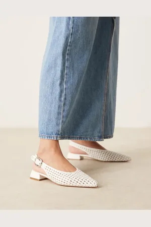 ASOS Leonora slingback ballet in weave