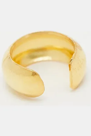 Kingsley Ryan Chunky ear cuff in plated