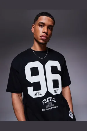 ASOS Oversized t-shirt with sports graphics in