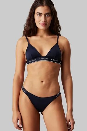 Calvin Klein Dipped bikini bottoms - ck meta legacy in dark sapphire