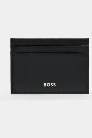 HUGO BOSS BOSS Randy logo leather cardholder in