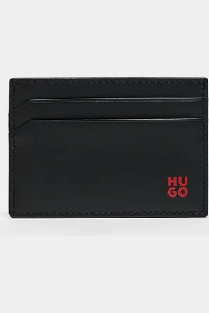 HUGO BOSS Tibby logo leather cardholder in