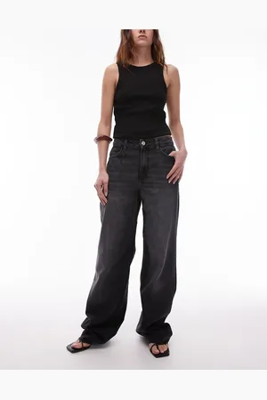 MANGO Danila raw hem straight leg jean in