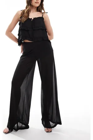 Bershka Sheer beach trousers in