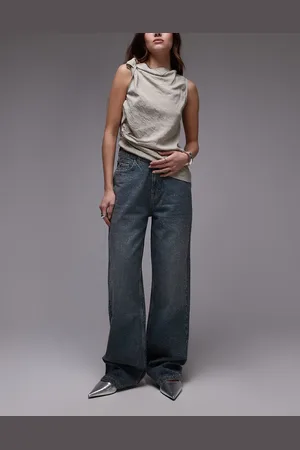MANGO Isla diamante covered jean in