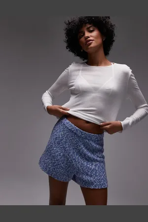 ARKET Pull on knitted micro beach shorts in