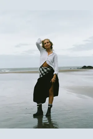 Barbour With Lucy Williams elsie midi skirt in