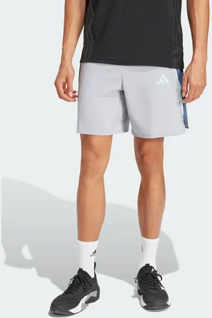 adidas Tech apparel colorblock shorts in halo