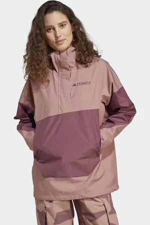 adidas Terrex xploric 2.5l climaproof anorak in warm clay