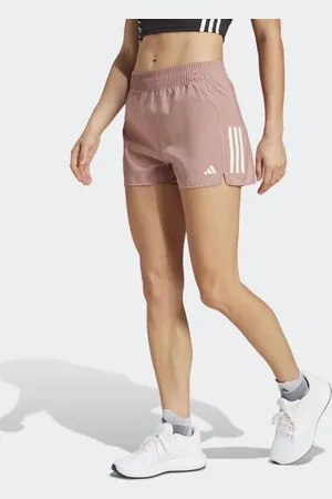 adidas Own the run shorts in warm clay
