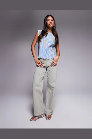 ASOS Comfort stretch straight leg jean in vintage wash co-ord