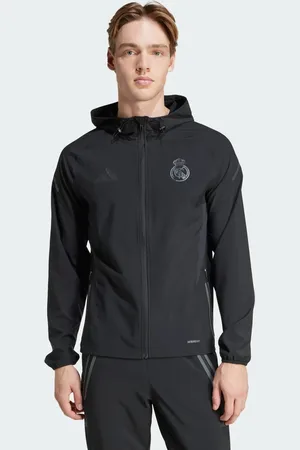 adidas Real madrid tiro 25 pro vis tech travel jacket in