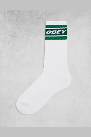 Obey Cooper logo socks in