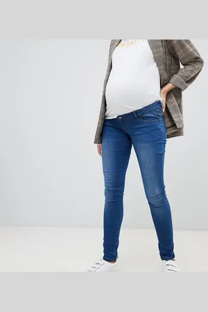 Mama;licious Mamalicious maternity over the bump skinny jean in