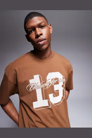 ASOS Oversized t-shirt with sports graphic in