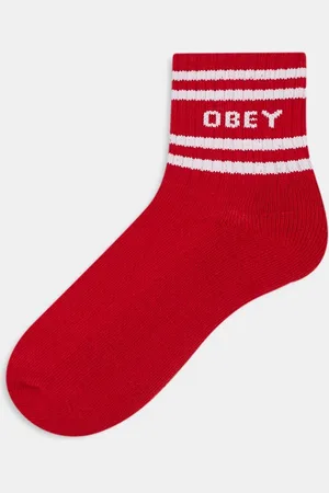 Obey Coop logo socks in