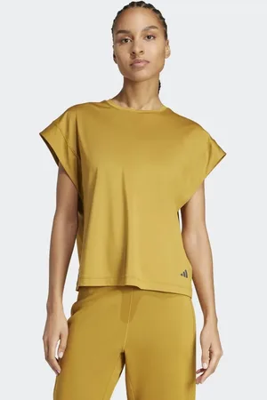 adidas Yoga tee in preloved bronze