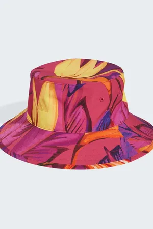 adidas X farm premium bucket hat in multicolor / bold pink / semi