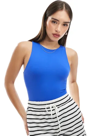 Pimkie Slinky racerneck body in royal