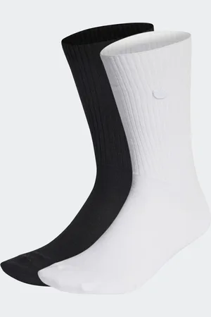 adidas Premium essentials crew socks 2 pairs in / black