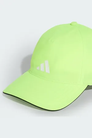 adidas Aeroready b-ball cap in lucid lemon / black / black