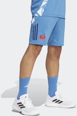 adidas France gym shorts in focus