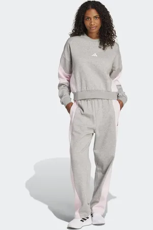 adidas Laziday track suit in medium heather