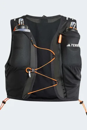 adidas Terrex trail running techrock vest 5 l in / white / impact orange