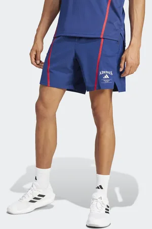 adidas Designed-for-training legacy shorts in dark / chalk white